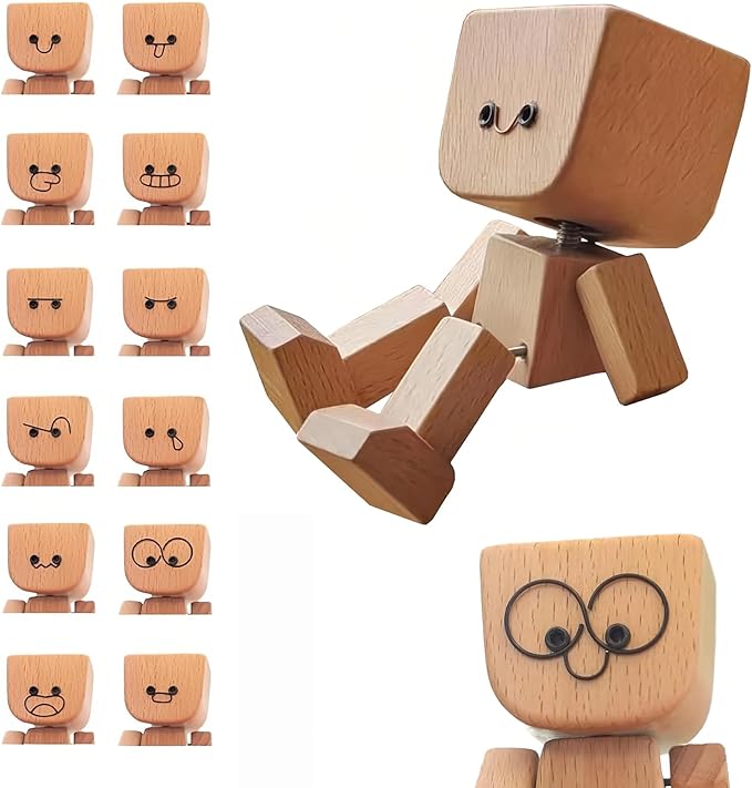 Bonequinho De Madeira Divertido