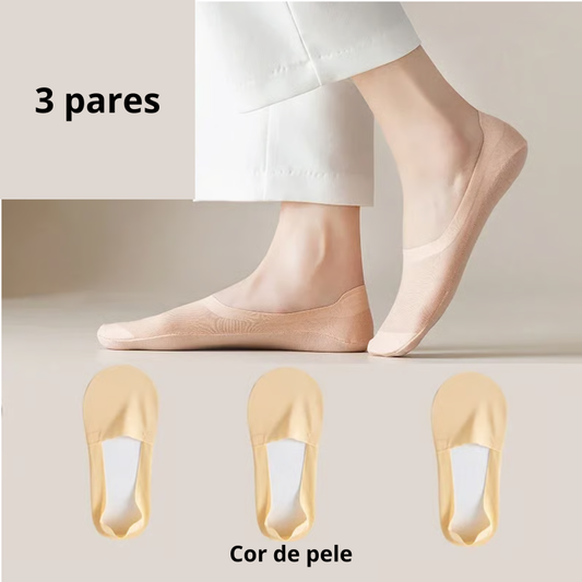 Meia Refrescante Antiderrapante Premium