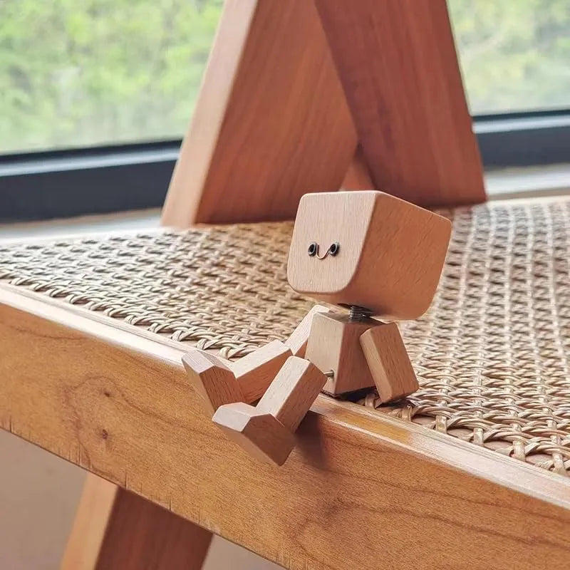 Bonequinho De Madeira Divertido