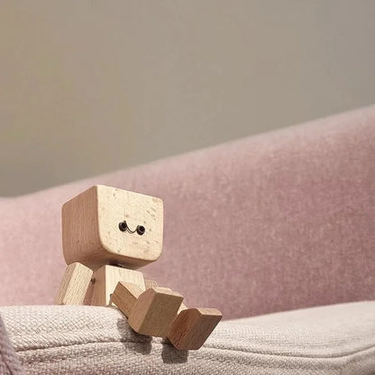 Bonequinho De Madeira Divertido